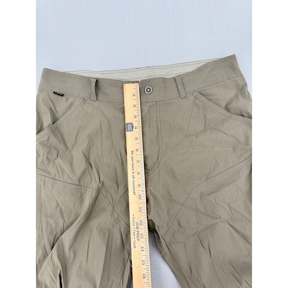 Kuhl Radikl Mens Hiking Pants 36x32 Khaki Tan Nylon Stretch Outdoor Trousers - Picture 14 of 16